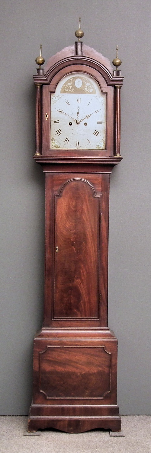 A late 18th Century mahogany longcase 15c438