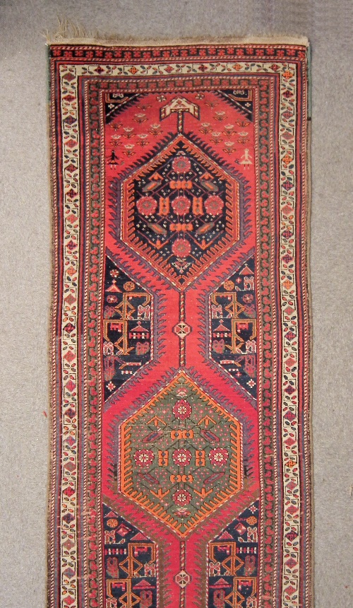 An antique North West Persian runner