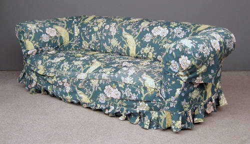 A late Victorian three seat Chesterfield