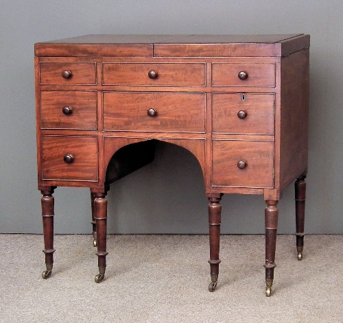 A late George III mahogany enclosed 15c46f