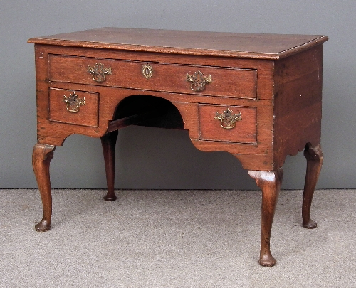 An 18th Century oak side table