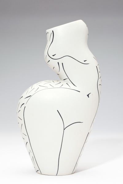 Donna Polseno (CT) Porcelain Vasedepicting