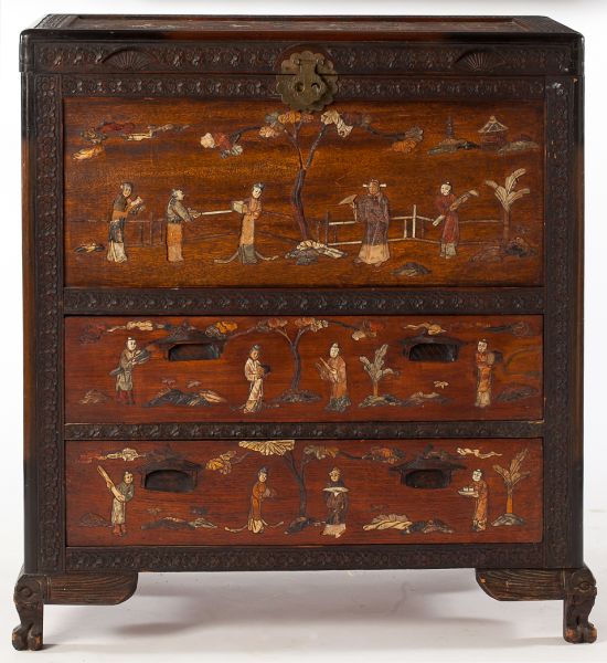 Chinese Inlaid Chest of Drawersearly 15c577