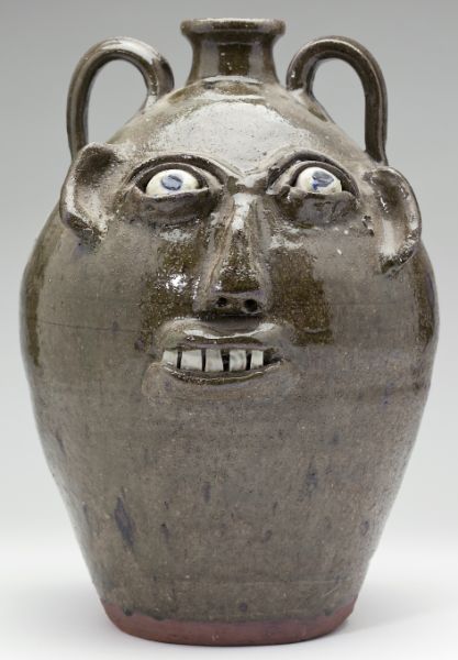 NC Pottery Burlon Craig Large Face