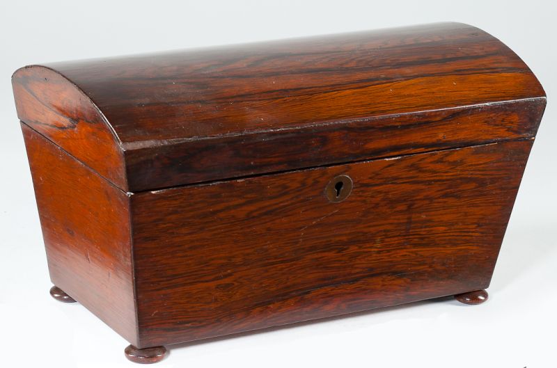 English Rosewood Domed Casket Tea 15c5e8