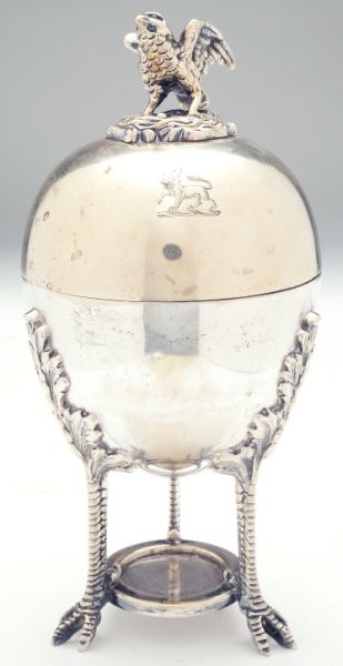 Victorian Silverplate Egg Coddler by