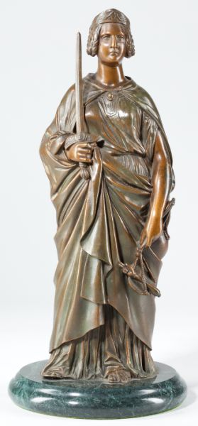 Bronze Sculpture of Lady Justicewell 15c693