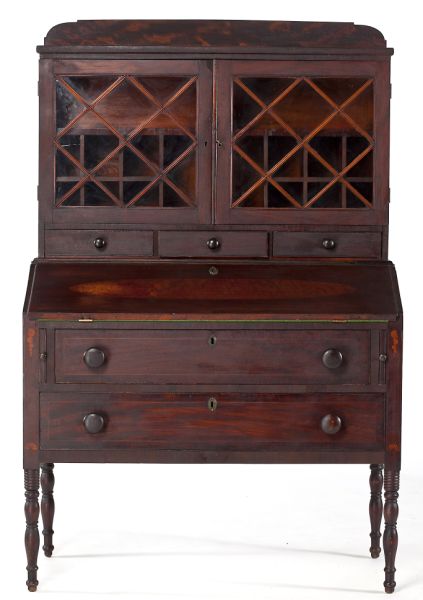 Maine Sheraton Bookcase Deskcirca 15c6c7