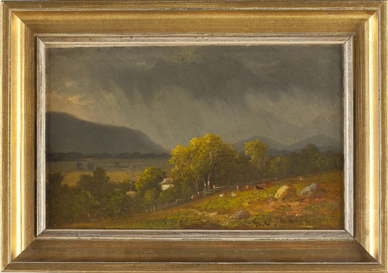 George Clough (NY 1824-1901) Landscapeoil