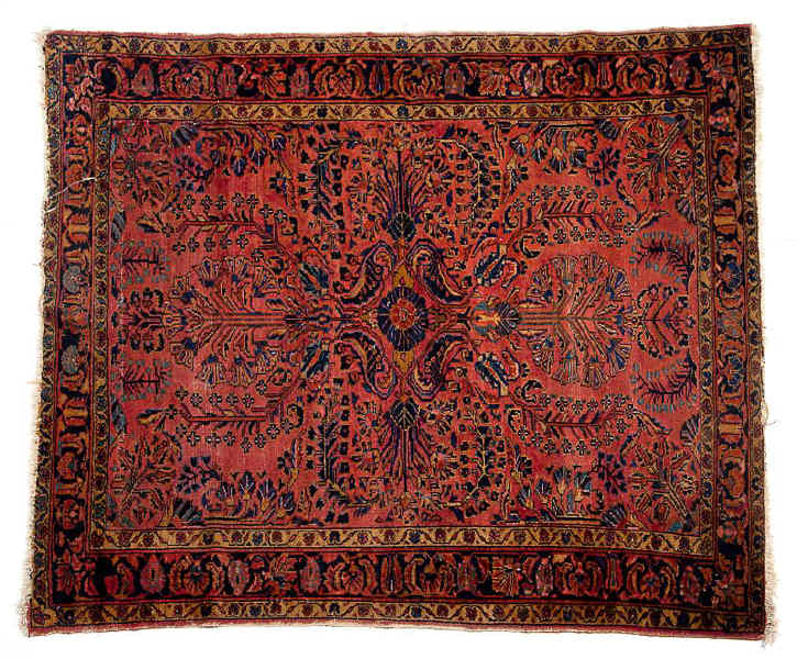 Semi Antique Sarouk Area Rugcirca 15c71c