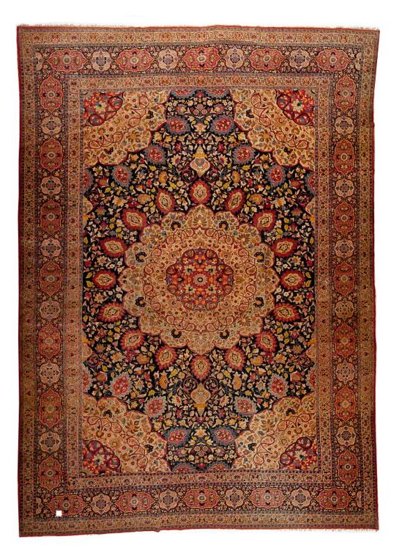 Large Room Size Semi Antique Tabriz 15c71d