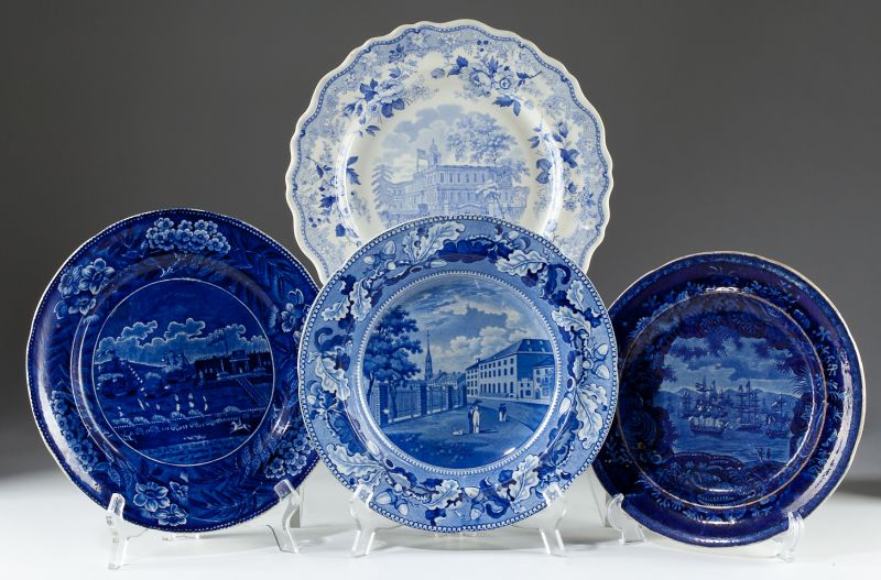 Four New York Historical Transfer Platesincluding: