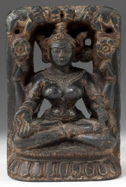 East Indian Sculpture of Lakshmicarved