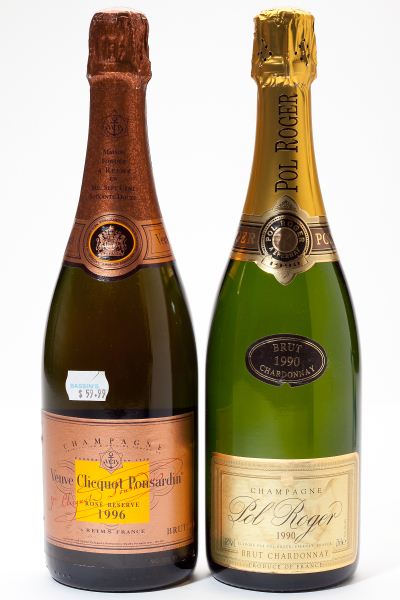 1990 Pol Roger & 1996 Veuve Clicquot