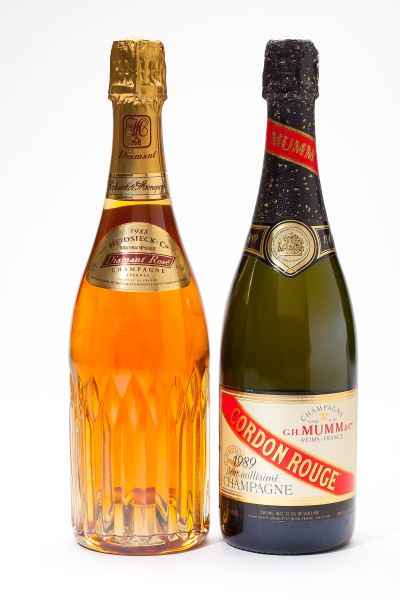 1989 GH Mumm & 1988 Heidsieck Champagne2