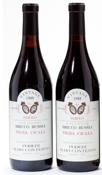 BaroloAldo Conterno Cicala19882 bottles1-2cm
