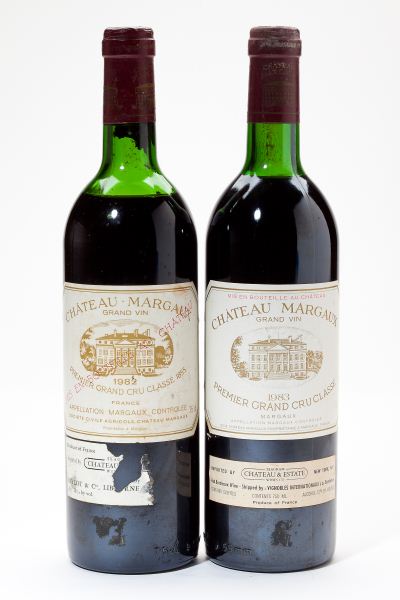 1982 & 1983 Chateau Margaux2 total bottlesVintage