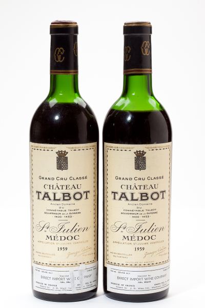 Chateau TalbotSt Julien19592 bottles1hs 15c855