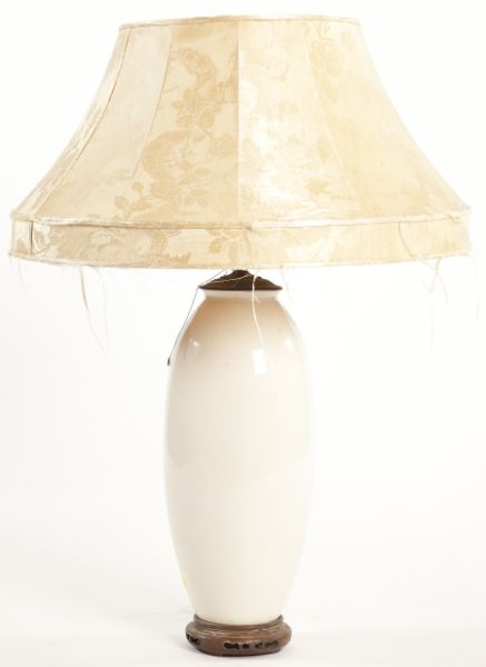 Chinese Blanc-de-Chine Table Lamptall