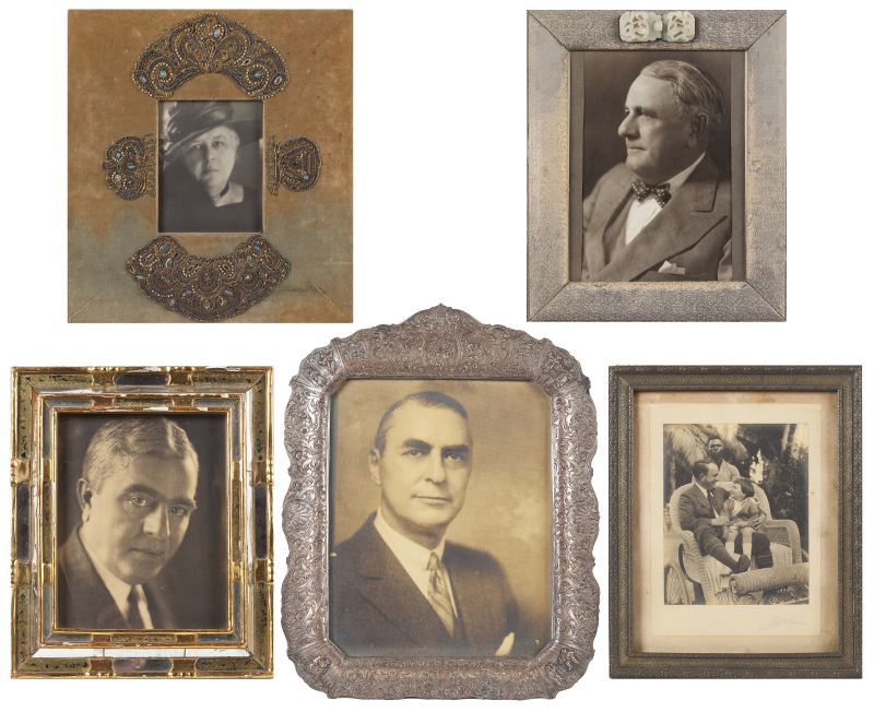 Five Framed Penn Family Photographsthe