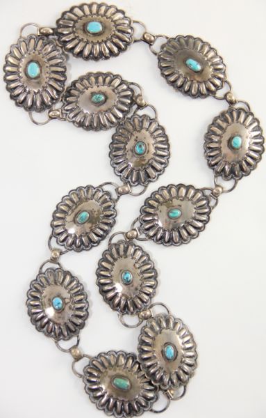Mexican Silver Concho Beltmedallions