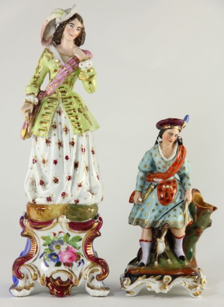 Two Continental Porcelain Figures19th 15c99b