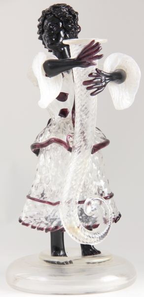 Venetian Glass Blackamoor Figurecirca