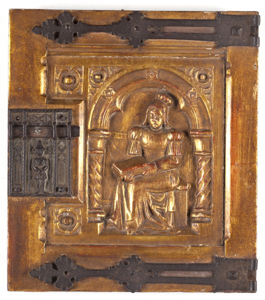 Antique German Carved Panel16th 15ca17