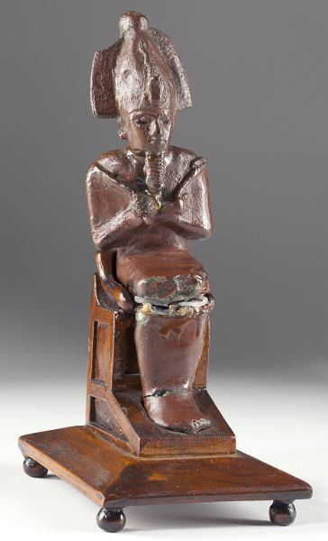 Egyptian Hollow Bronze Osiris StatuetteLate 15ca9f