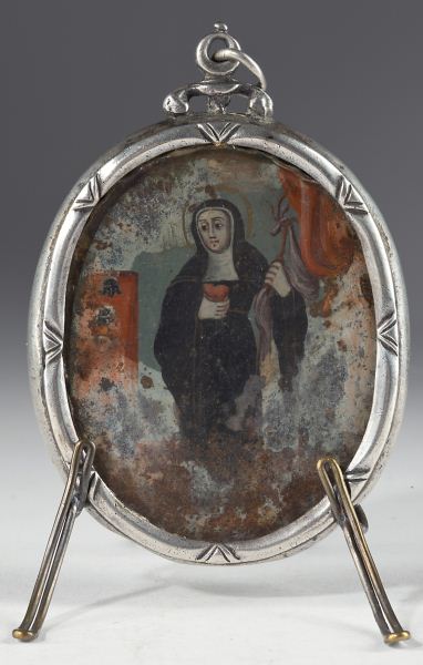 Spanish Pilgrim's Icon18th century