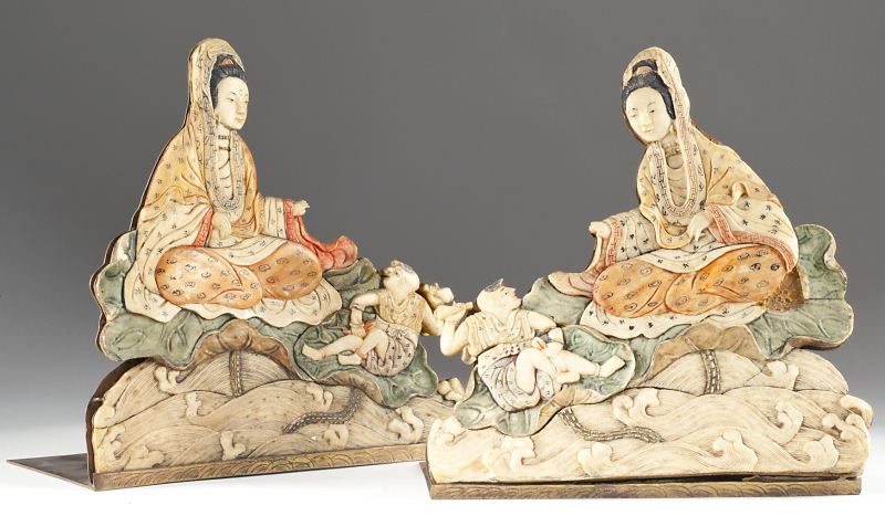 Pair of Antique Chinese Figural 15cae4