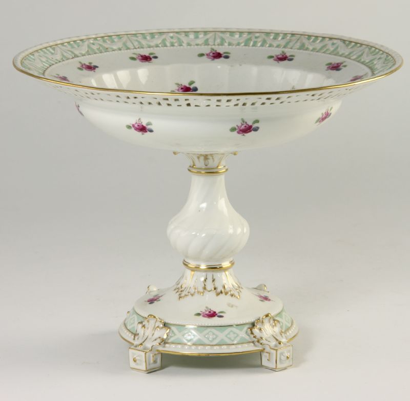 KPM Porcelain Compote19th century 15cb03