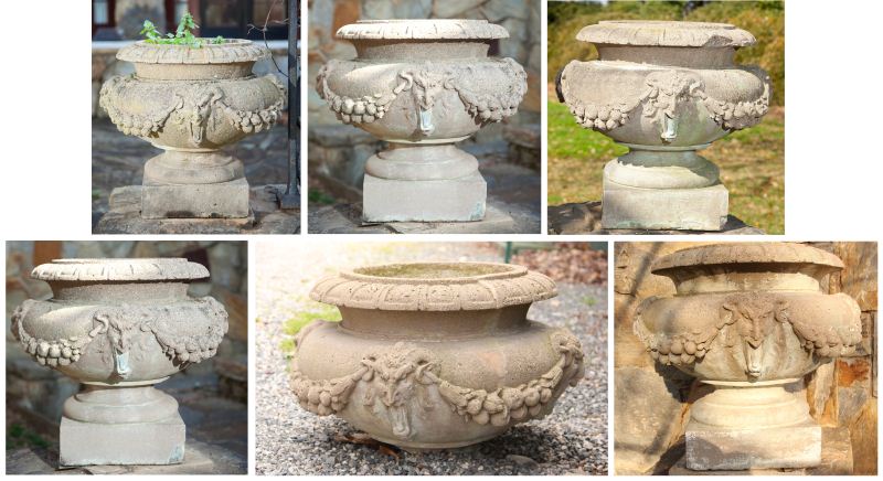 Set of Six Italian Cast Stone Jardiniereseach 15cb4e