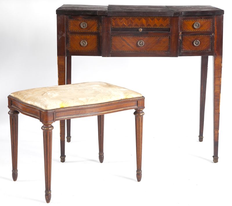 Louis XVI Style Parquetry Poudreusewith 15cb76