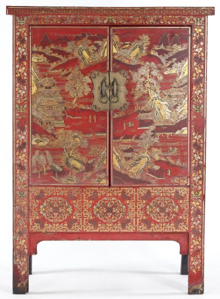 Chinese Lacquered and Decorated 15cb92