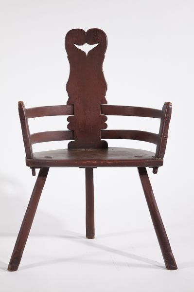 Norwegian Arm Chaircirca 1800 brown