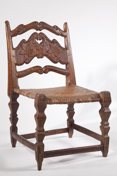 Spanish Walnut Side Chairlate 17th 15cbb1