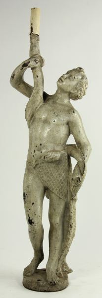 Antique Classical Figure Cast Iron 15cbc4