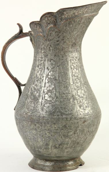 Persian Hand Made Pitcherlate 19th 15cbc6