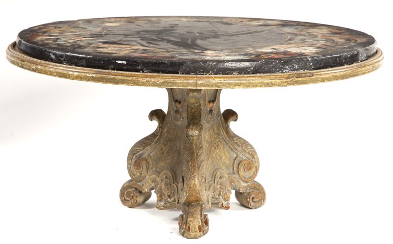 Italian Inlaid Center Table19th