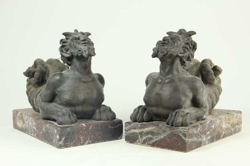 Pair of French Neoclassical Fire 15cc30