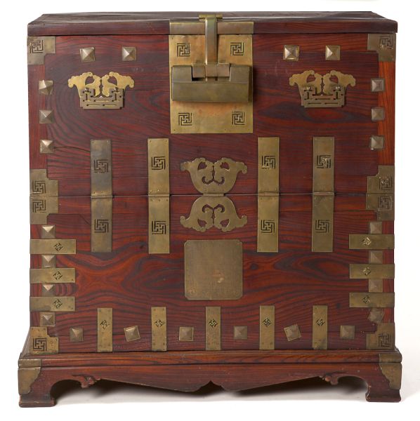 Asian Kangxi Chest on Stand18th 15ccca