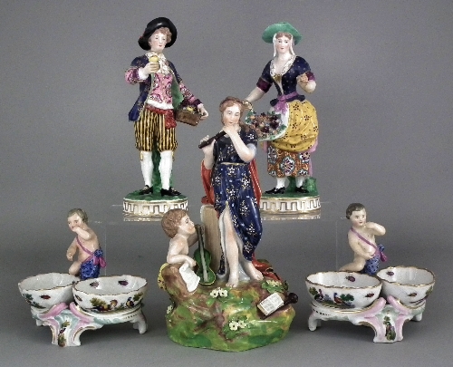 A pair of European porcelain models 15ccfc