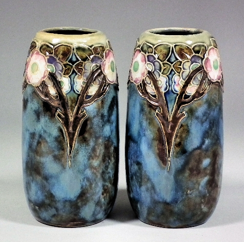 A pair of Royal Doulton stoneware 15cd16