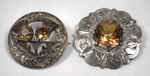 An Elizabeth II Scottish silver circular