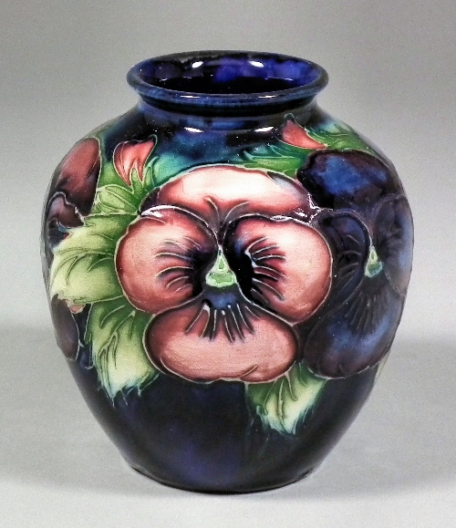 A Moorcroft pottery baluster shaped 15cd26