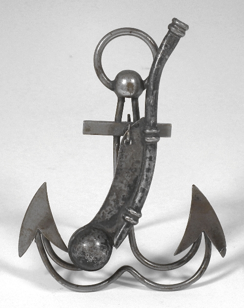 A Victorian plated bosun's whistle