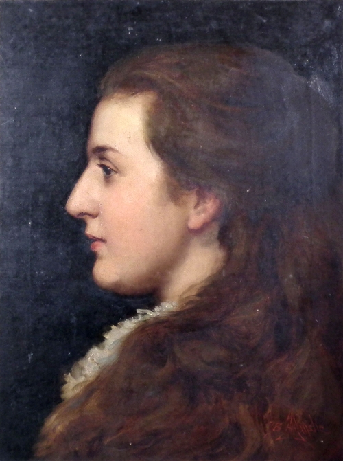 M. Ainslie - Oil painting - Portrait