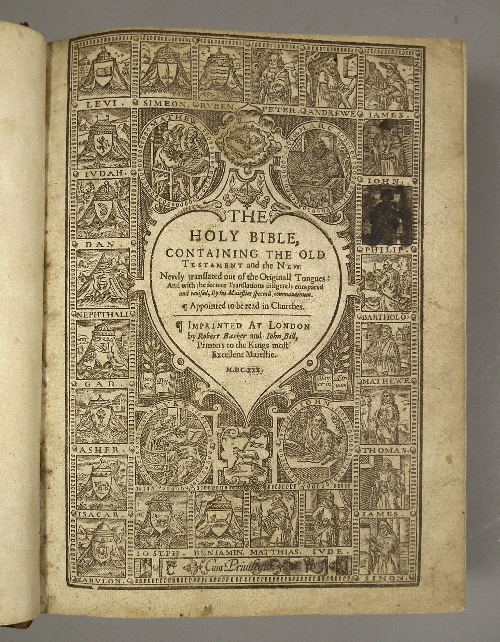 The Holy Bible printed by Robert 15cdc0