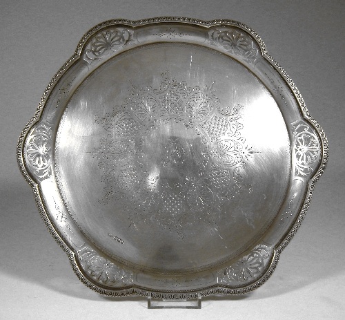 A late Victorian silver circular 15cde5
